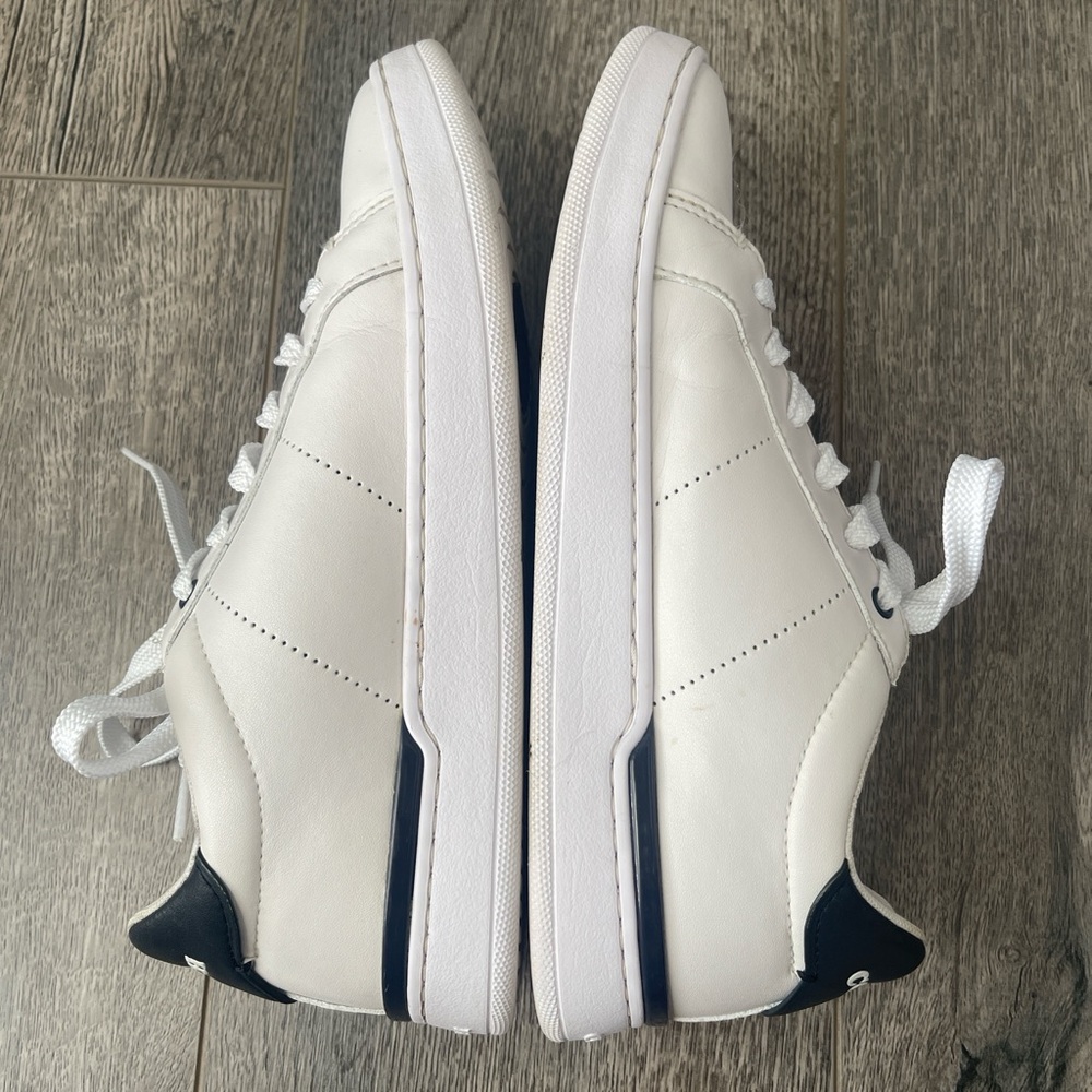 Coach Women's Black and White Sneakers - Picture 4 of 8